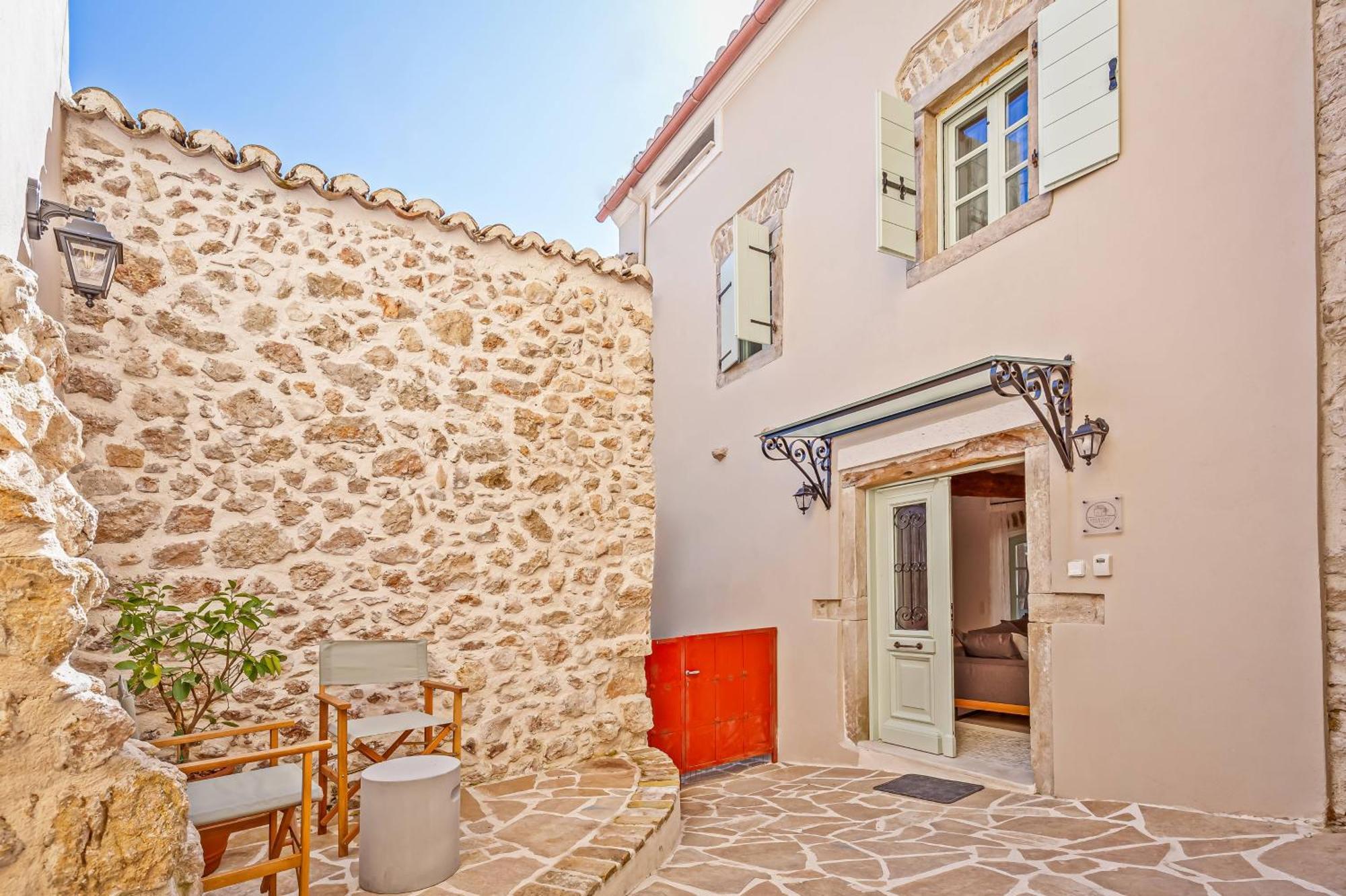 Courtyard Cottage Corfu Lákones エクステリア 写真
