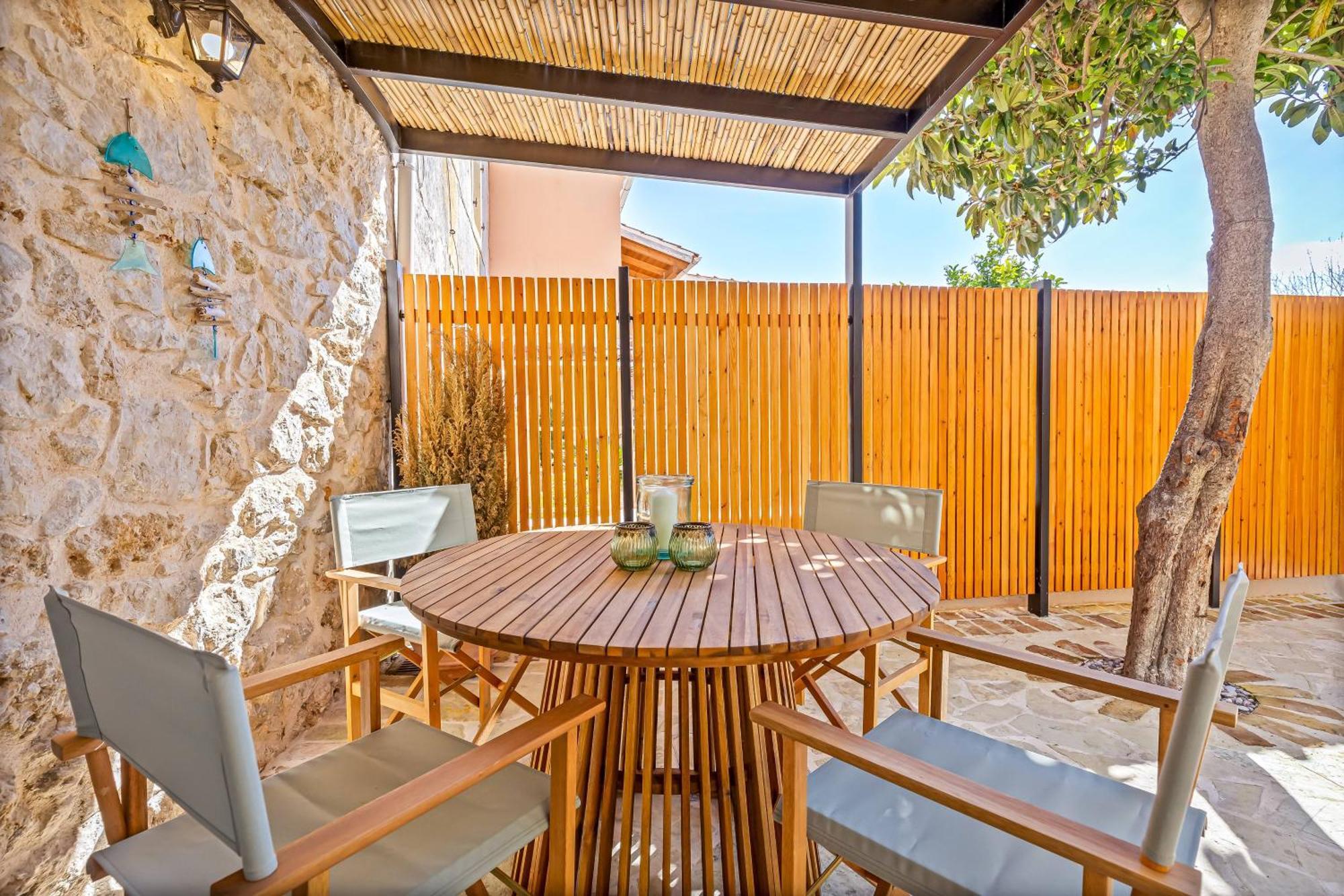 Courtyard Cottage Corfu Lákones エクステリア 写真
