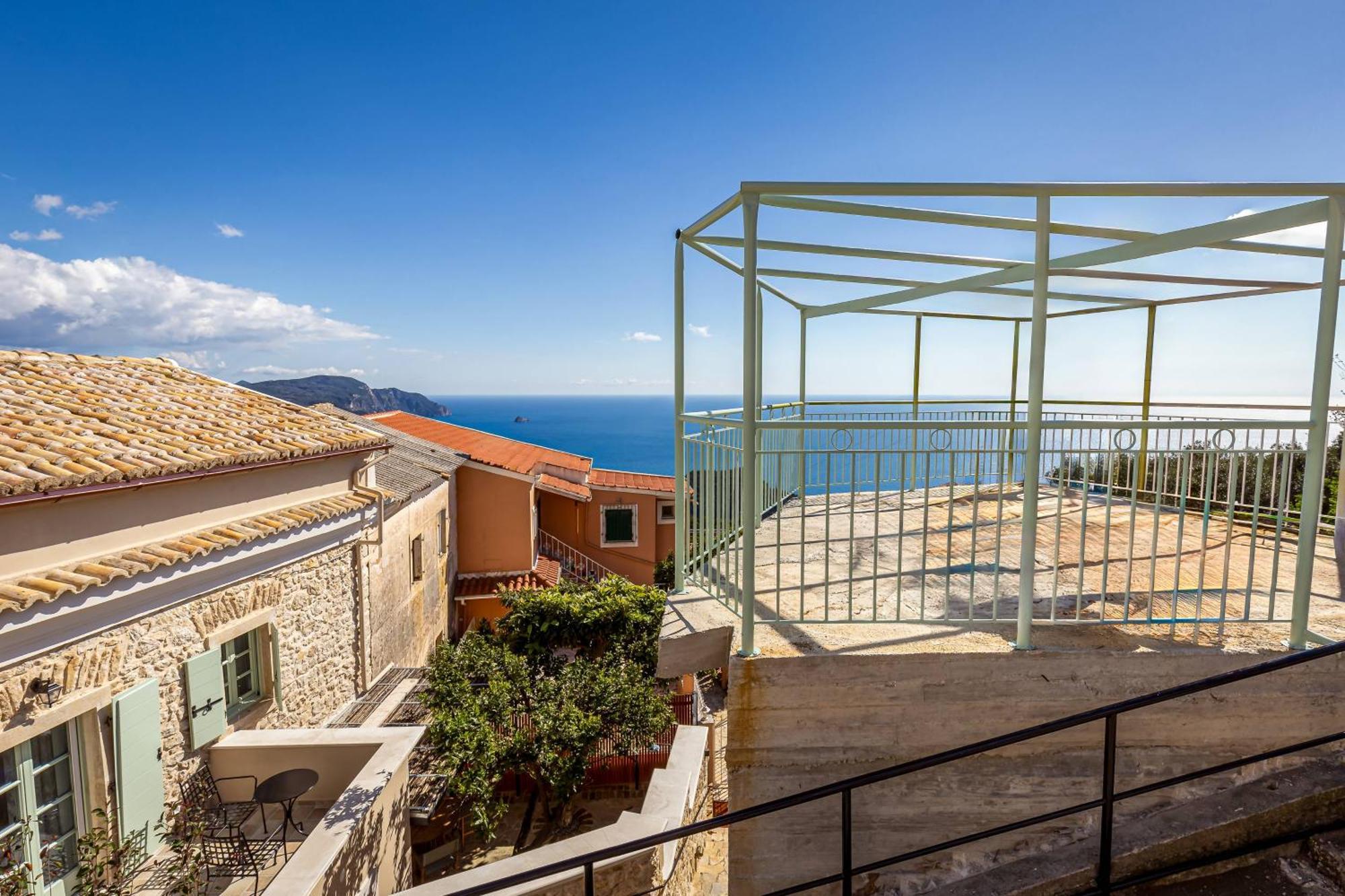 Courtyard Cottage Corfu Lákones エクステリア 写真