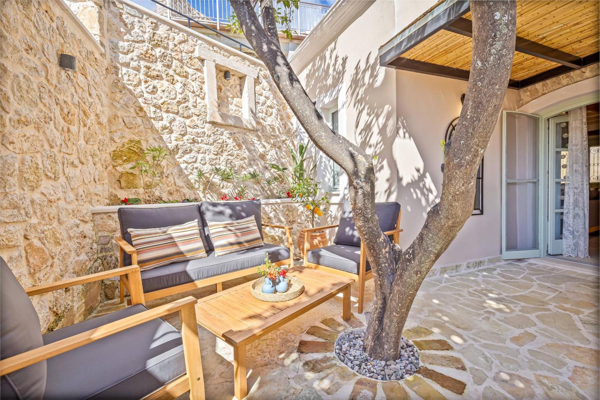 Courtyard Cottage Corfu Lákones エクステリア 写真